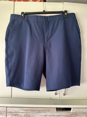 🔵 SOYBU Men’s Performance Golf Shorts Size 38 Blue Stretch Athletic Casual